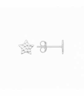 Pendiente Plata Estrella 6.5mm Precio Par
