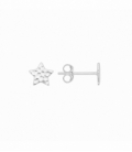 Pendiente Plata Estrella 6.5mm Precio Par