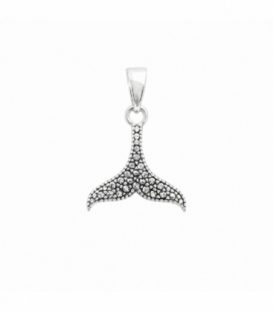 Pendentif Argent Queue Baleine 13mm