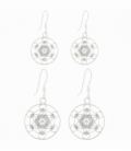 Boucle d'oreille Argent Métatron Prix Paire