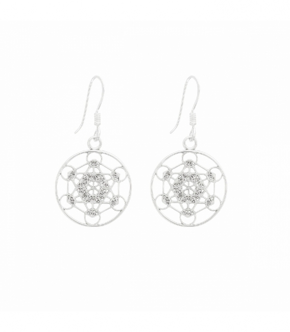 Boucle d'oreille Argent Métatron Prix Paire