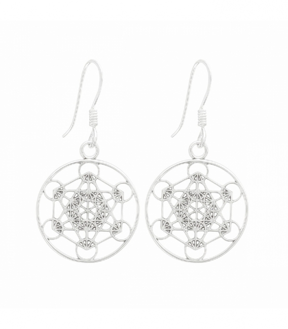 Boucle d'oreille Argent Métatron Prix Paire
