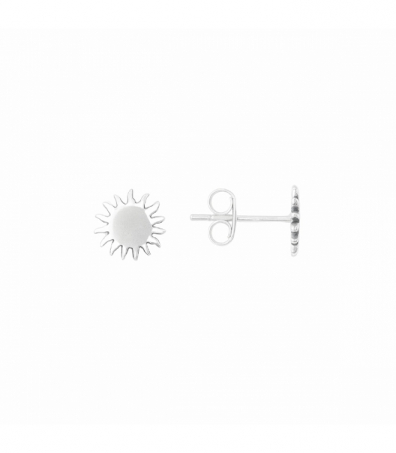 Boucles d'oreilles Argent Soeil Ø7mm Prix Paire