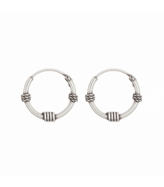 Aro Plata Labrado 12 X 1.2mm Precio Par