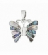 Colgante Plata Mariposa Piedra 1,80cm