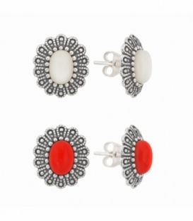 Pendiente Plata Esmalte