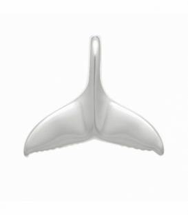 Colgante Plata Cola Ballena 27mm