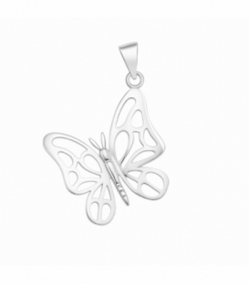 Colgante Plata Mariposa 27mm