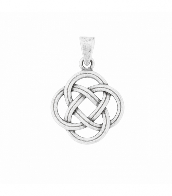 Colgante Plata Nudo Infinito 1,80cm