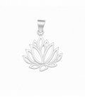 Colgante Plata Flor Loto 1,90cm