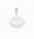 Colgante Plata Flor Loto 1,90cm