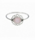Anillo Plata Mandala Nacar Rosa