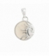 Colgante Plata Sol Minerales Ø12mm