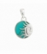 Colgante Plata Sol Minerales Ø12mm