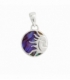 Colgante Plata Sol Minerales Ø12mm
