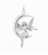 Colgante Plata Hada Luna 38mm