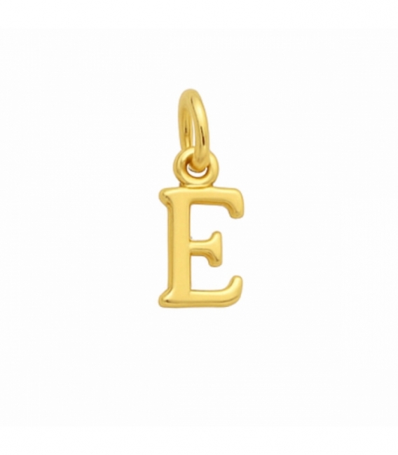 Colgantes Plata Letras Bañadas 7mm