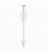 Colgante Plata Flecha 43mm