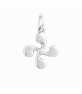 Pendentif Argent Lauburu 18mm