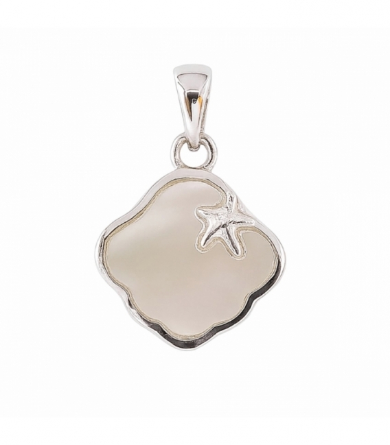 Colgante Plata Concha Estrella de Mar