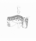 Colgante Plata Ojo Horus 18mm