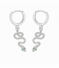 Aro Plata con Serpiente Circonitas