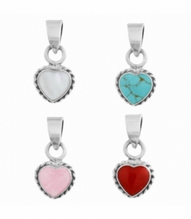 Colgante Plata Corazon 8mm