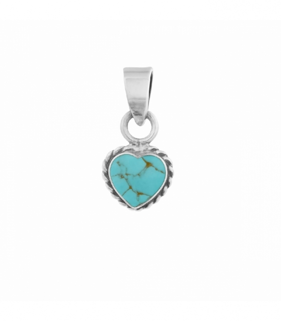 Colgante Plata Corazon 8mm