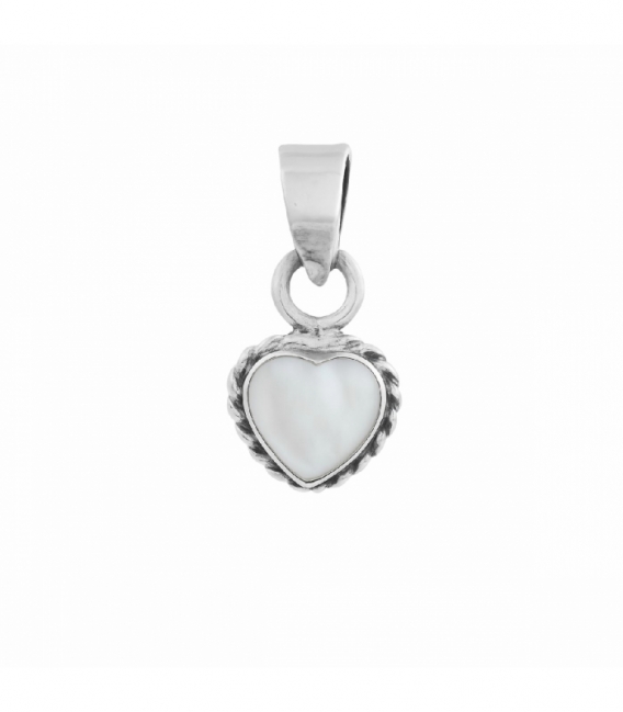 Colgante Plata Corazon 8mm