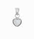 Colgante Plata Corazon 8mm