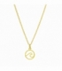 Collier Argent Vague 40+3,5cm Recouvert