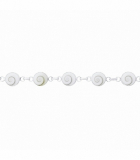 Pulsera Shiva 10 Piedras Ø8mm 17+3cm