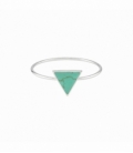 Anillo Triangulo Turquesa