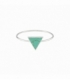 Anillo Triangulo Turquesa