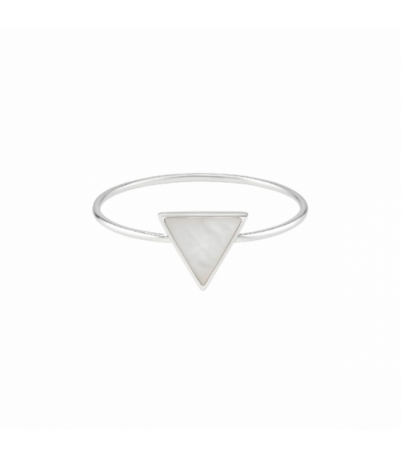 Bague Triangle Nacré