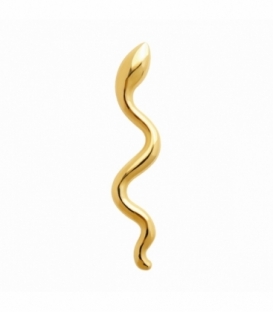 Pendentif Argent Serpent 2,50cm Recouverté