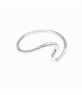 Bague Argent Vague