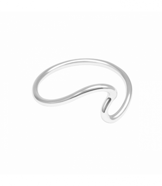 Bague Argent Vague