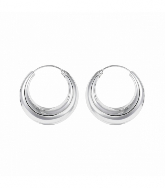 Aro Plata Pirata 22mm Precio Par