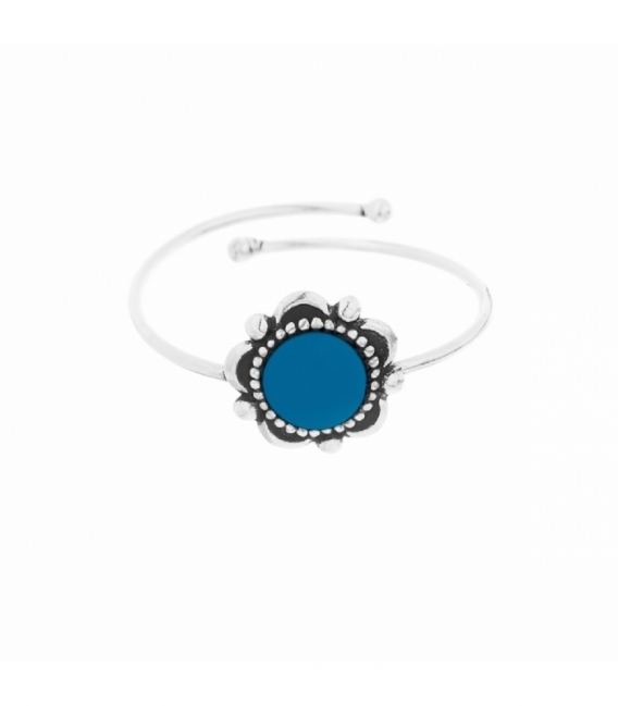 Anillo Plata Turquesa 69