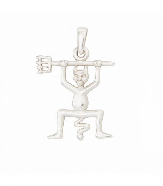 Colgante Plata Diablo del Timanfaya 19mm