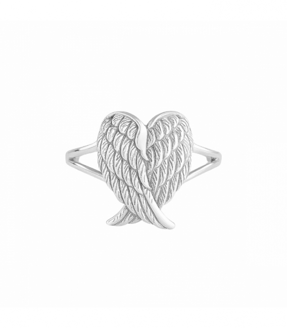 Anillo Plata Alas de Angel