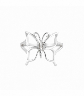 Anillo Plata Mariposa
