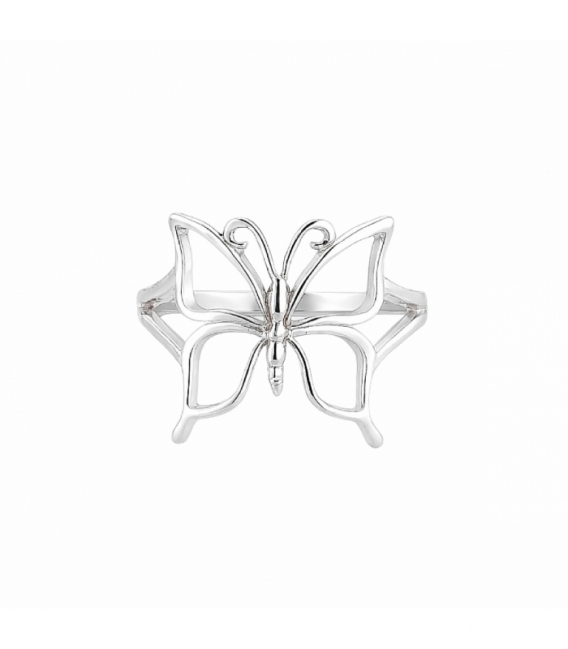 Bague Argent Papillon