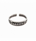 Bague Argent Pied