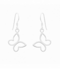 Boucles d’oreilles Argent Papillon 11mm Prix Paire