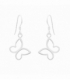 Pendiente Plata Mariposa 11mm Precio Par