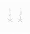 Pendiente Plata Estrella de Mar 8mm Precio Par