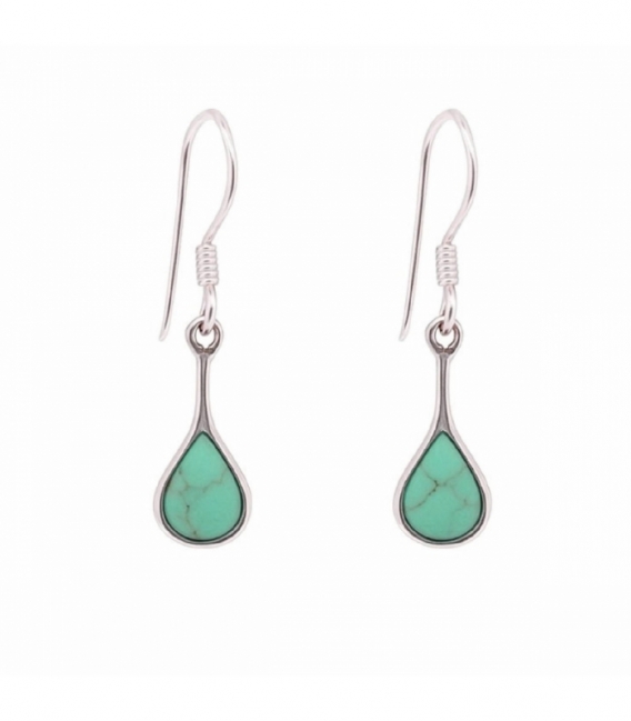 Boucle d'oreille Argent Goutte 15mm Prix Paire