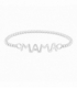 Bracelet Argent Mama Elastique